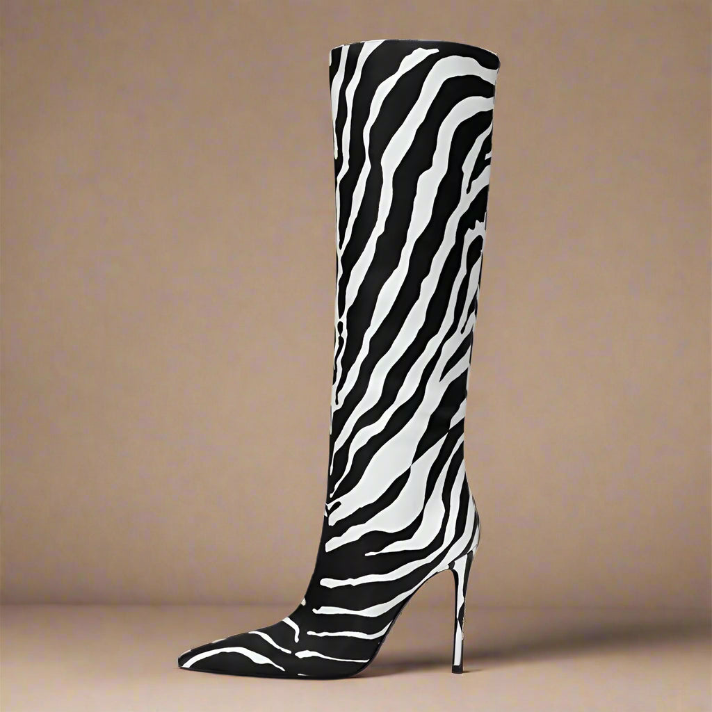 Minimalist Style Stiletto Boots