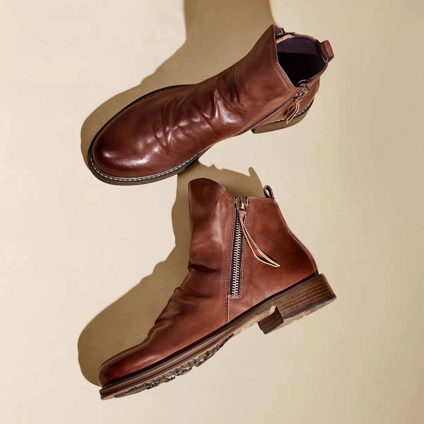 Retro Ankle Non-Slip Leather Boots for Men