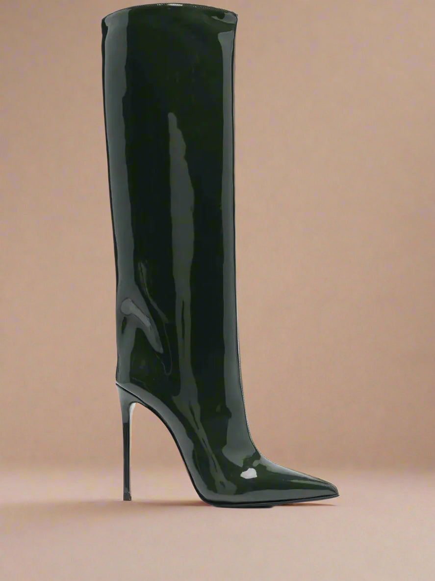 Minimalist Style Stiletto Boots