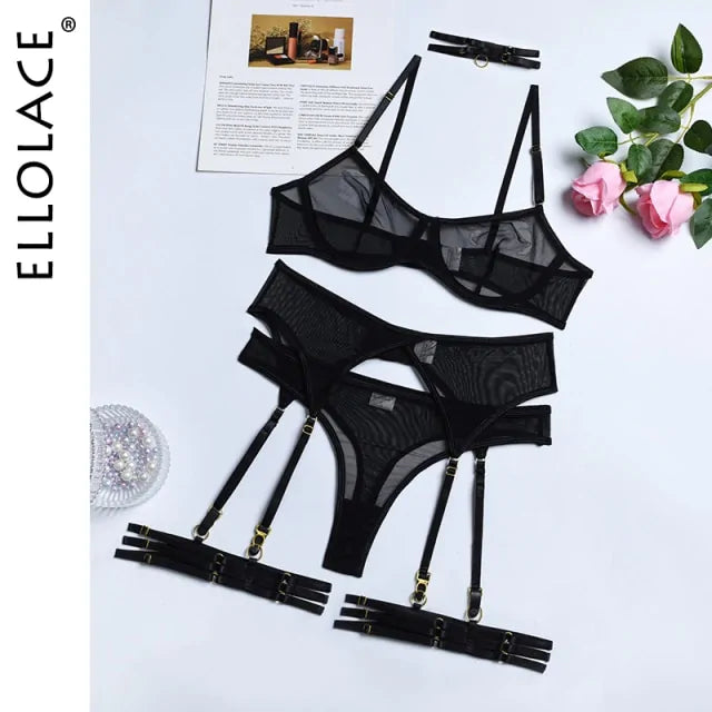 Ignite Your Passion with Seductive Elegance Lingerie Set