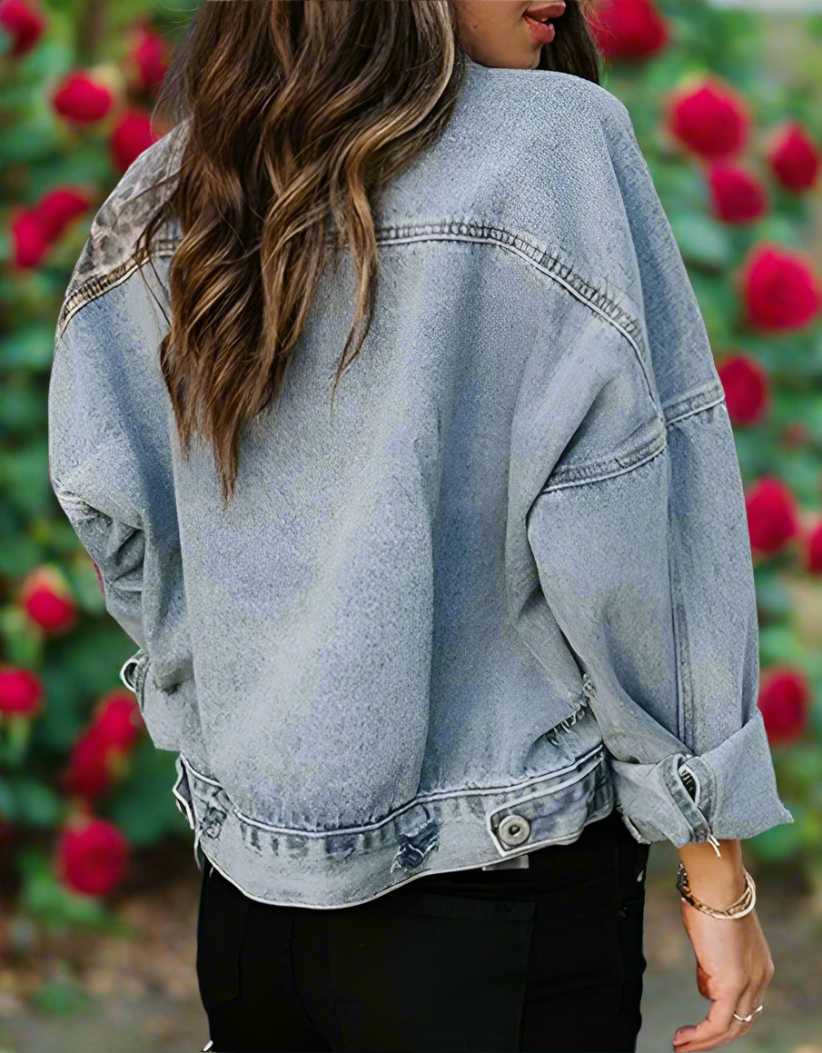 Women's Long Sleeve Denim Jacket