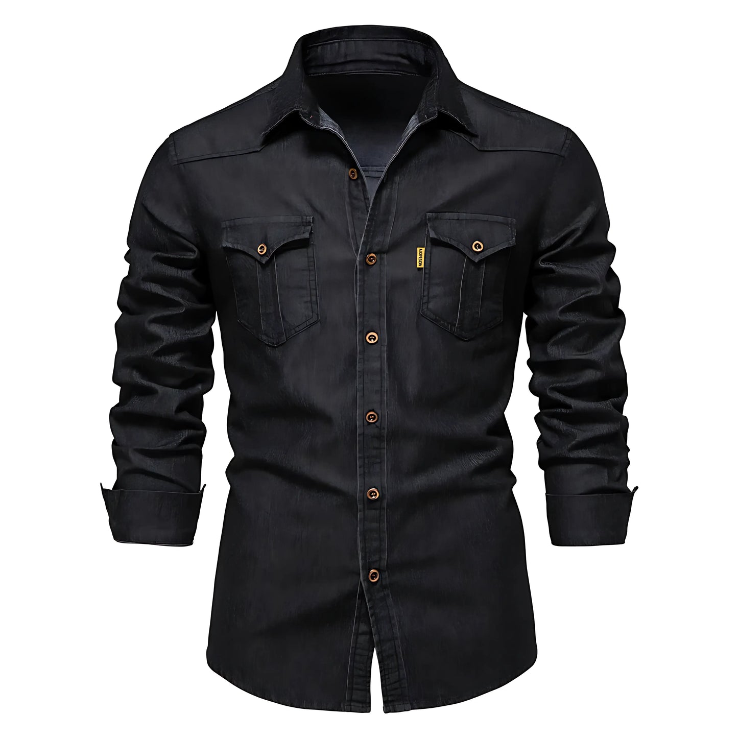 Dario Denim Long Sleeve Button-Up – Classic Meets Contemporary