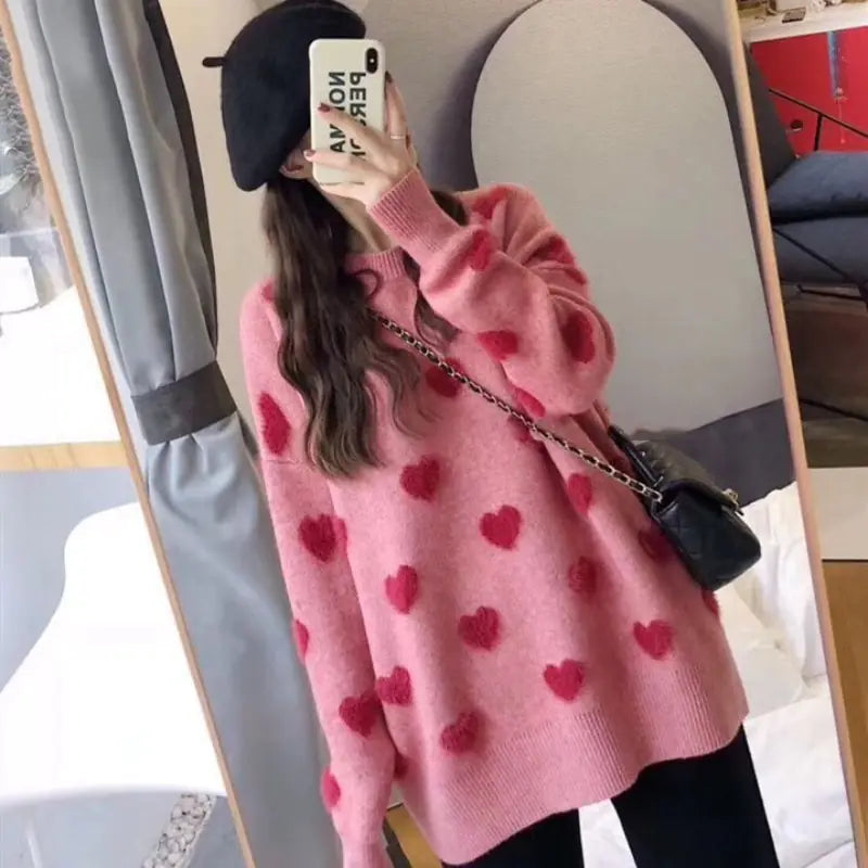 Heart Design Sweater