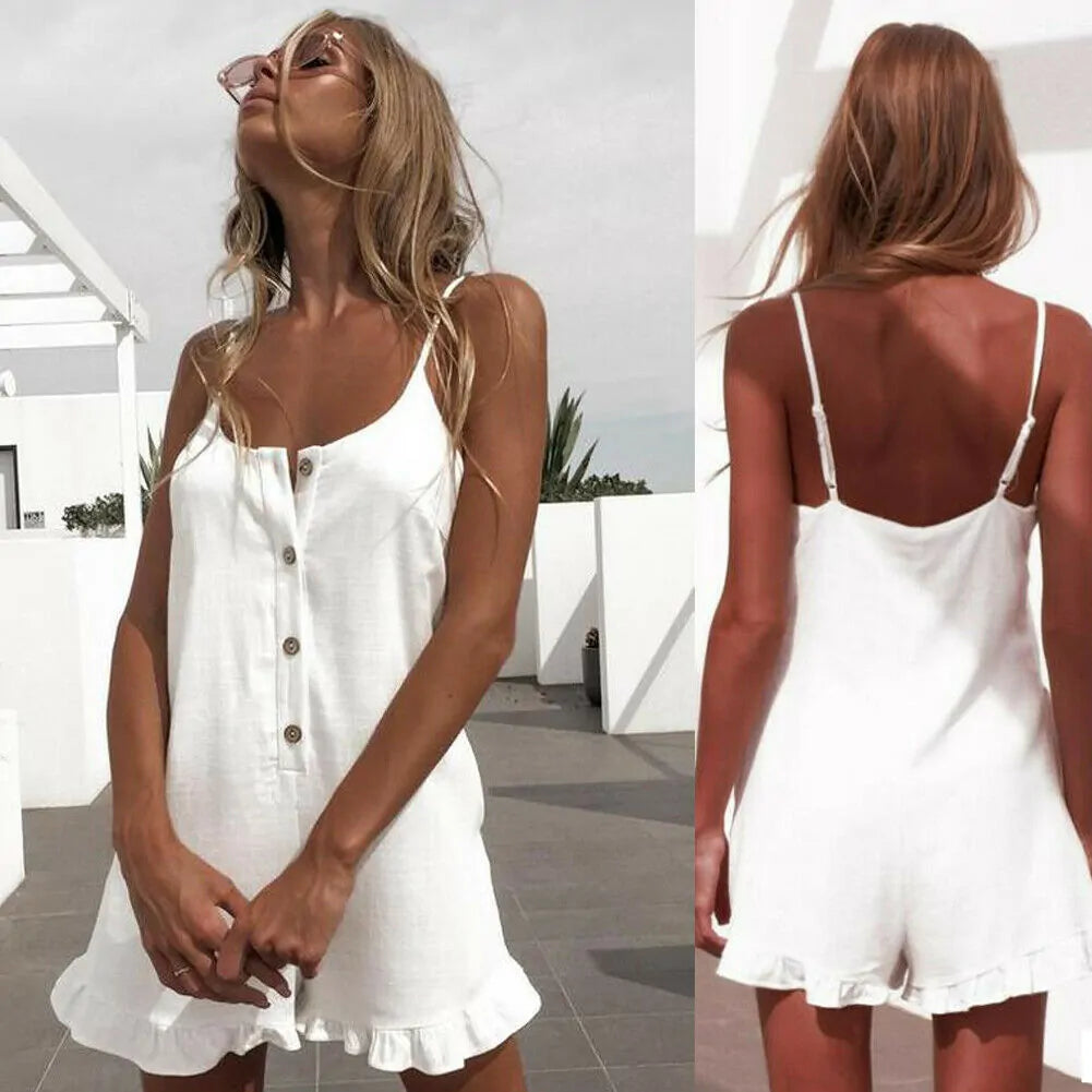 Women's Sleeveless Romper – Effortless Style & Comfort