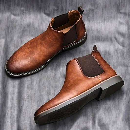 Modern Gent Men's Leather Chelsea Boot